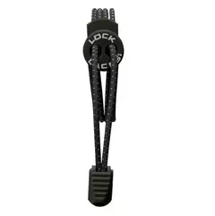 Cadarço Elastico Lock Laces - Preto na internet