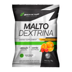 Refil Malto Dextrina Bodyaction - Laranja Com Acerola 1kg | Bodyaction