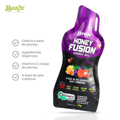 Gel de Carboidrato Orgânico Açai com Cafeína 200mg | HONEY FUSION - comprar online