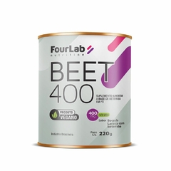 BEET 400 (Suplemento Alimentar a base de Beterraba em Pó) - Lata 220g - Sabor Laranja