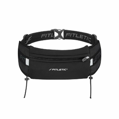 Pochete Para Corrida Ultimate I Fitletic Zíper Porta Gel E Número - Preta