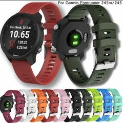 Pulseira de Silicone Compativel Relógio Garmin Forerunner 245, 645, 55, Venu Sq 2 - 20mm