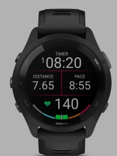Relógio Garmin Fr 265 - Music Black/Powder Gray -Amoled na internet
