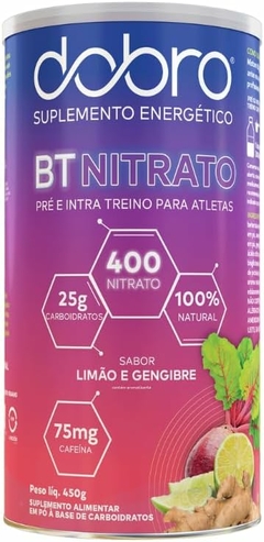 Bt Nitrato sabor Limao e Gengibre 450g (c/ cafeina)