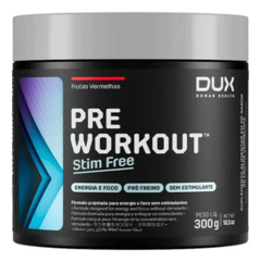 Pré-Treino | Pre Workout Original Stim Free 300g - Frutas Vermelhas | Dux