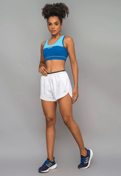 Shorts Sobreposto Run - Branco | Zero Açucar - comprar online