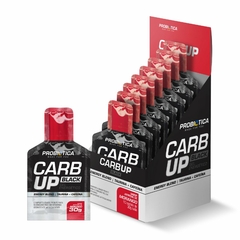 Carb Up | Gel Black - Probiótica - Sabor MORANGO Com Cafeína -Sache 30g