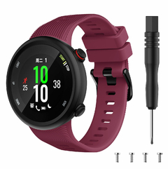 Pulseira de Silicone Compatível -Relógio Garmin Fr 45S