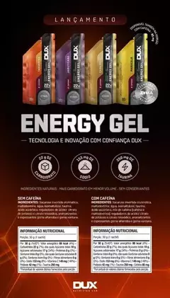 Energy Gel - Sabor Caramelo; 30g | Dux - comprar online