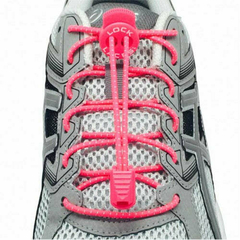 Cadarço Elastico Lock Laces - Rosa Pink na internet