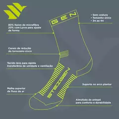 Meia Steigen cano medio - Branca na internet