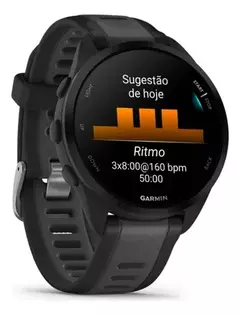 Relógio Garmin FR 165 Music Black/Slate Gray – 43 mm - comprar online