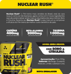 Pré-Treino | Nuclear Rush | 100g - Bodyaction - comprar online