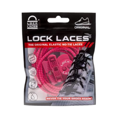 Cadarço Elastico Lock Laces - Rosa Pink - comprar online