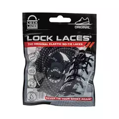 Cadarço Elastico Lock Laces - Preto - comprar online