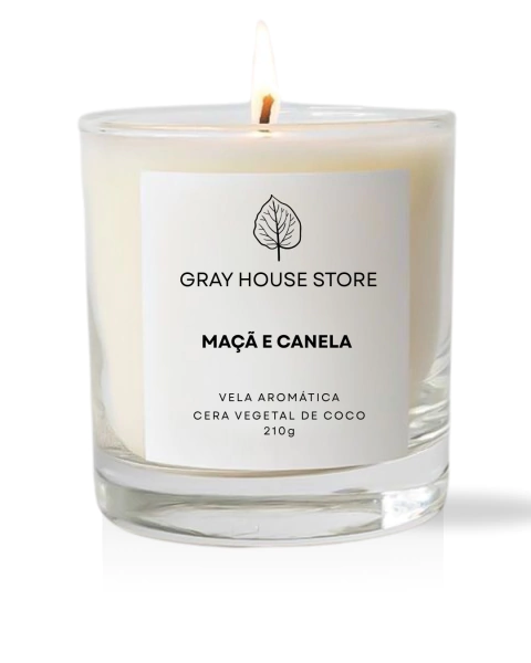 MAÇÃ E CANELA VELA AROMÁTICA - comprar online