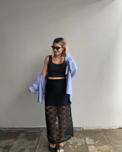 SAIA MIDI LISA EM RENDA