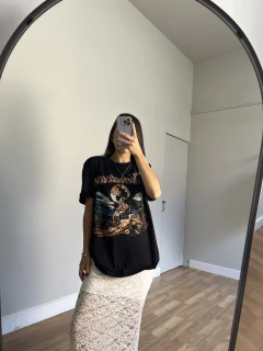 SAIA MIDI LISA EM RENDA - loja online