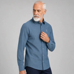 Imagem do CAMISA MANGA LONGA LISA SLIM