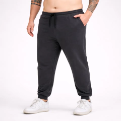 Calça Moletom Masculina C/Punho Plus Size