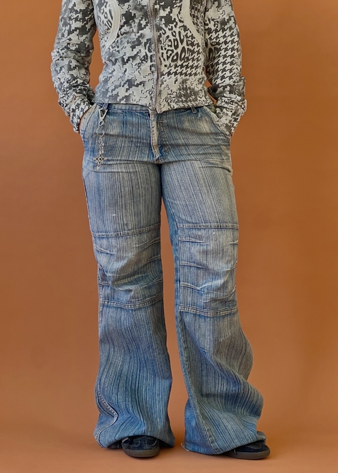 Calça jeans wide leg 00’s - comprar online