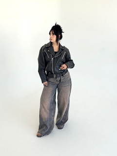 Jacket Biker em couro