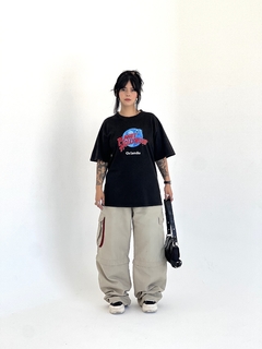 Calça cargo tactel 2 em 1 (vira bermuda) - It’s Time Brechó 