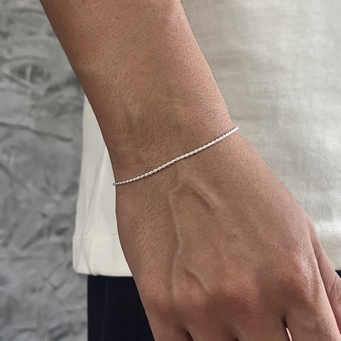 Pulseira de Prata Elo Baiano 1,6mm - comprar online