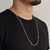 Corrente Grumet 2mm 70cm Banhada A Ouro 18K - comprar online