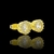 Brinco Redondo Banhado a Ouro 18k 8,5mm