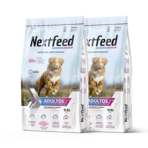 Pack 2 Bolsas 15kg Alimento Balanceado Super Premium Para Perros Adultos