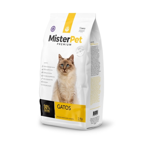 Alimento Balanceado Premium Para Gatos Mister Pet 1kg