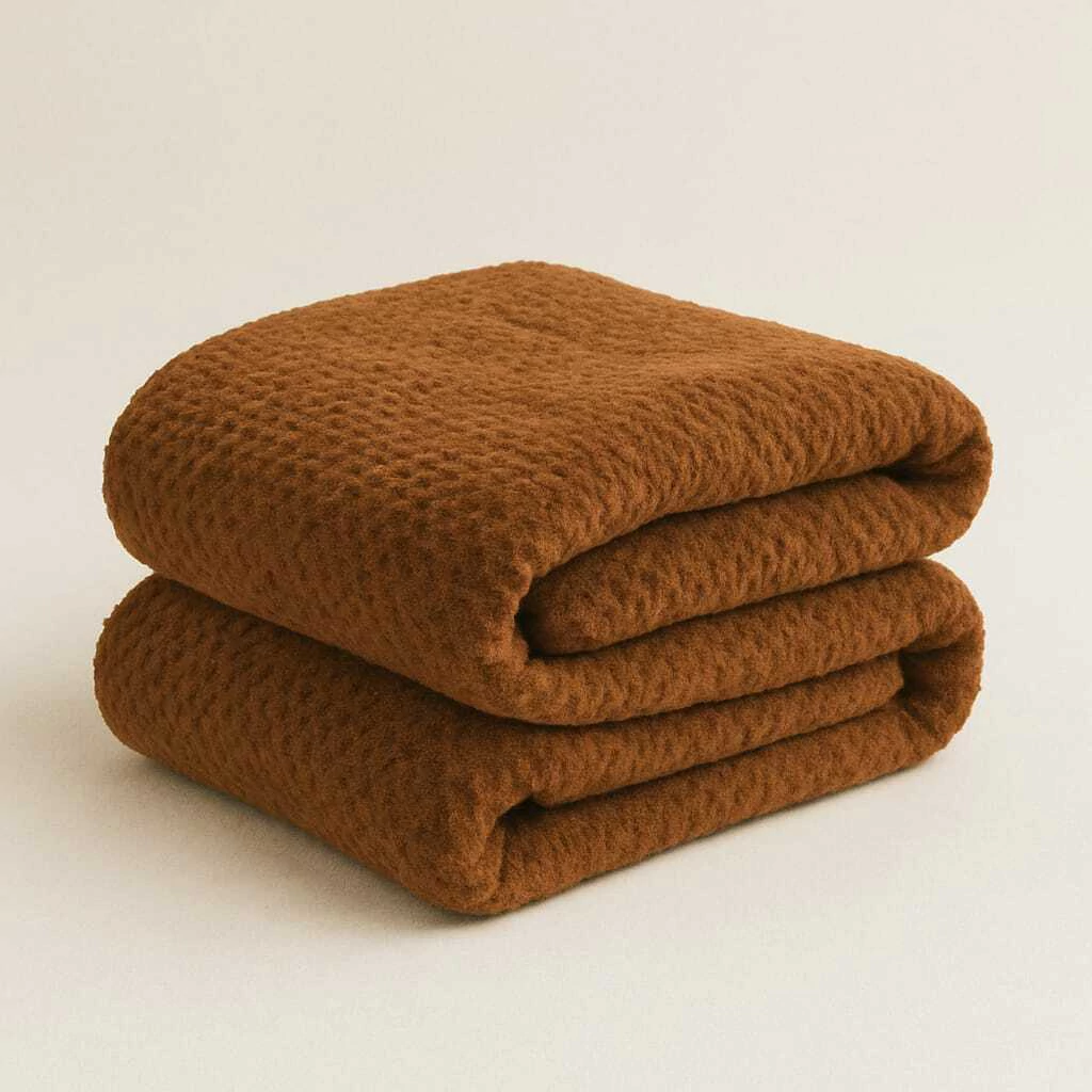 Manta Coral soft - Marron Camel