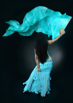 Véu Maxxi Fan - Pintado à Mão (unidade) - Diversas Cores - comprar online