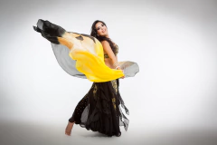 Véu Artístico - Beduínos do Deserto - Tetessouto | Véus de Seda