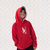 MAXI BUZO CON CAPUCHA INDEPENDIENTE OFICIAL - Rustico liviano (bolsillo rojo) - comprar online