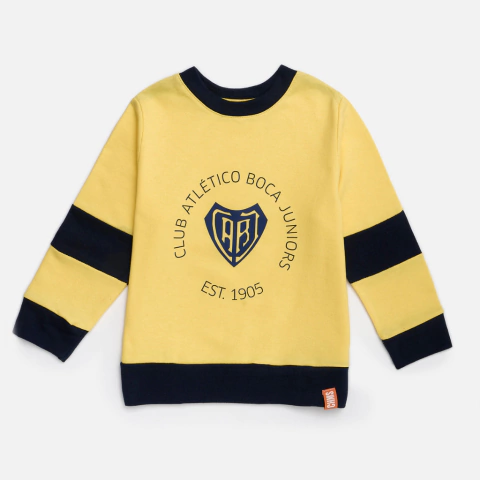 Buzo Clubes -Boca amarillo