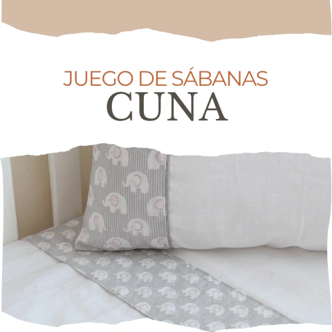 Sábanas Cuna - Lupo Gris