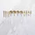 CUBIERTOS WHITE AND GOLD X12