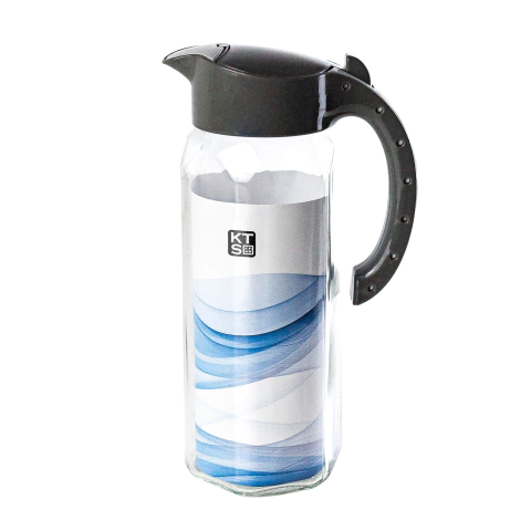 Jarra Vidrio 1500 Ml Con Tapa Plastica Reforzada Titiz - comprar online