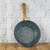 Wok Aluminio Forjado 28cm Antiadherente Granito Gris con Tapa de Cristal