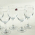 Set X6 Copas Vidrio para Vino 430ml Red Cherry Goblet - ZOOM