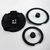 Juego Bateria x9 Piezas Antiadherente Color Negro Granito - comprar online