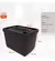 Caja Contenedor Plástico Heavy Box 95 Lts Negro Garden Life - ZOOM