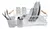 Secaplatos Escurridor Metalico 1 Nivel Color Blanco Carol