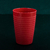 Vaso Plástico Rayado - comprar online