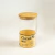Frasco Vidrio Tapa Bambu - comprar online