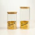 Frasco Vidrio Tapa Bambu - comprar online