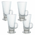 Set X4 Jarro Taza Cafe Mug Vidrio Submarino 280ml Louisville - comprar online