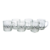 Set X6 Tazas Jarros Mug Vidrio Transparente 200ml Cafe Te - comprar online